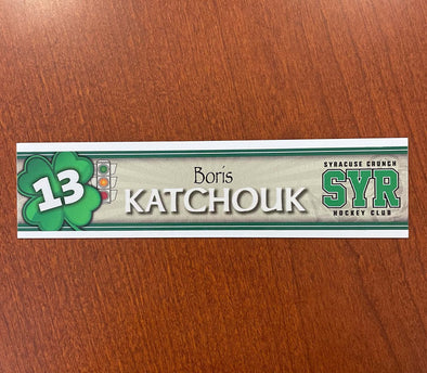#13 Boris Katchouk St. Patrick's Day Nameplate - March 16, 2022