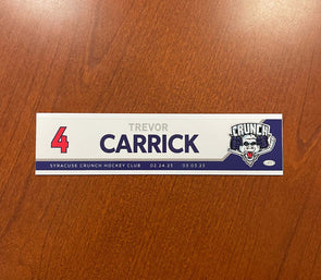 #4 Trevor Carrick Reverse Retro Nameplate - 2022-23 Season