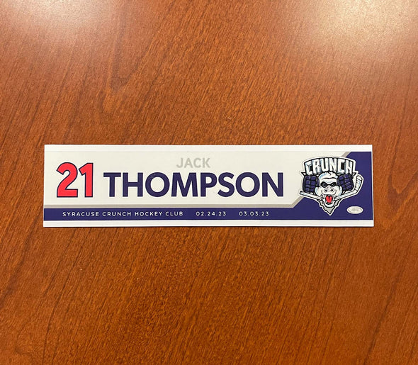 #21 Jack Thompson Reverse Retro Nameplate - 2022-23 Season