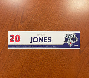 #20 Ryan Jones Reverse Retro Nameplate - 2022-23 Season