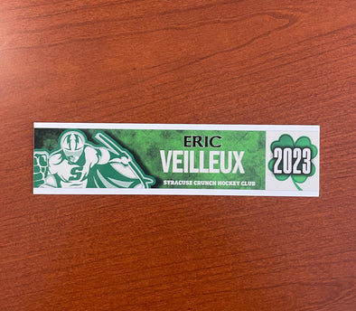 Eric Veilleux St. Patrick's Day Nameplate - March 11, 2023