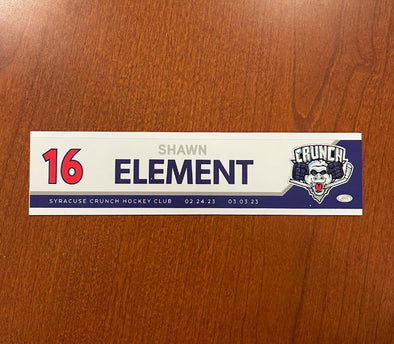 #16 Shawn Element Reverse Retro Nameplate - 2022-23 Season