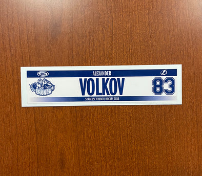 #83 Alexander Volkov Home Nameplate - 2017-20