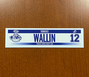 #12 Terrence Wallin Home Nameplate - 2017-18