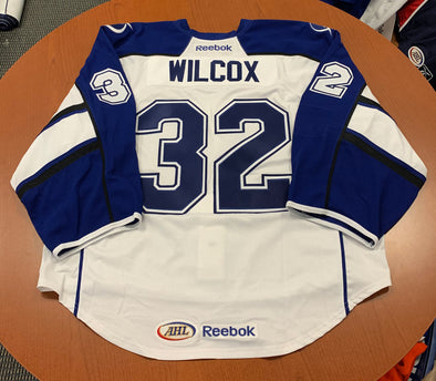 #32 Adam Wilcox White Jersey - Authentic