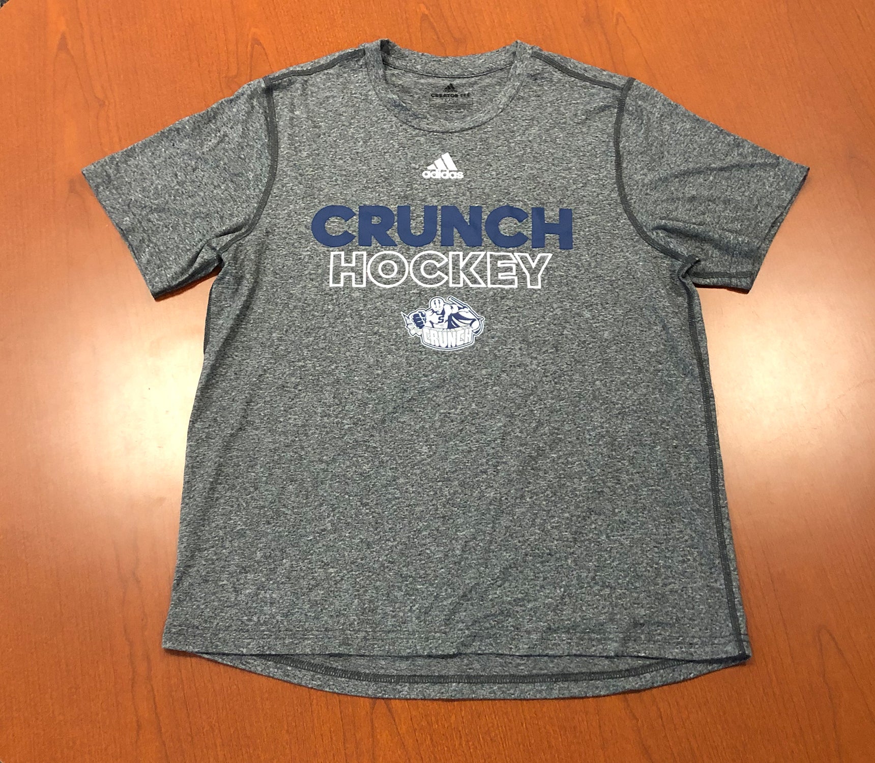Workout T-Shirt - Grey Adidas (NEW) - 2019-20 – Syracuse Crunch Official  Team Store