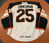 #25 Sean Zimmerman White Jersey - 2011-12